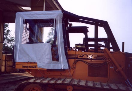 Case 450H tractor cab